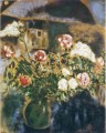 Pivoines et lilas contemporain Marc Chagall